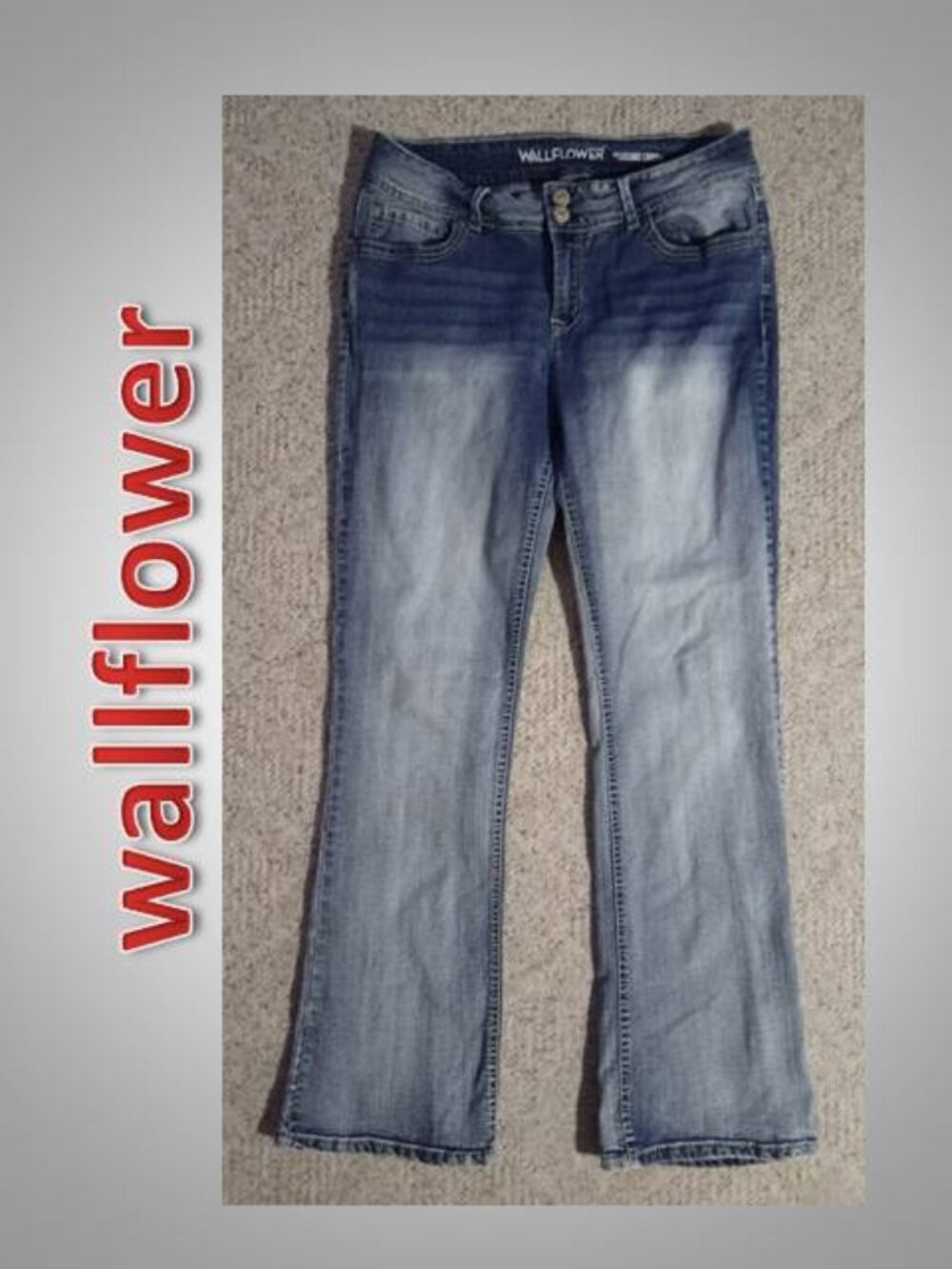 🔥3/$30 Wallflower junior girls jeans size 15R